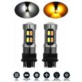 2x Led Light Dual Color 1157 Bay15d P21/5w 5630 20smd White Amber A
