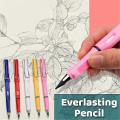 5pcs Eternal Pencil with 5 Spare Pen Tip Set for Kids Painting,a