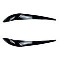 For -bmw X3 F25 X4 F26 Front Headlight Lamp Cover Bright Black