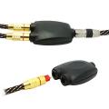 Gerhone Fiber Optic Splitter 1 to 2 Female to Female,black