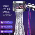 Shower Head Pressure Increase Shower Head with 1.5m Hose Silver
