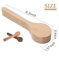 4 Pcs Blank Beech and Walnut Wood Wooden Craft for Whittler Starter