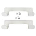 2pack Ironing Board Hanger,wall Mounted for Laundry Rooms (white)