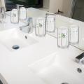 Plastic Mouthwash Cups Dispenser Cup Holder for Bathroom Countertops
