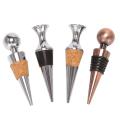 4 Pcs Stainless Steel Wine Stopper Vacuum Sealed Bottle Stoppers Wine