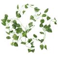 2m Long Artificial Plants Green Ivy Leaves Decoration,green Lotus