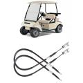 2pcs Brake Cable 42 Inch Both Driver & Passenger Side for Club Car Ds