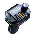 A10 Car Bluetooth 5.0 Fm Transmitter Dual Usb Charger Mp3 Player