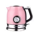 Kitchen Tea Coffee Thermo Pot with Temperature Display Pink Eu Plug