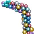 100 Pcs Metallic Latex Balloons,12 Inch Multicolored for Festival