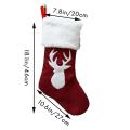 4pack Christmas Stockings Socks Gift Candy Bag for Xmas Tree Ornament