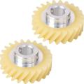 W10112253 Mixer Worm Gear Replacement Part 10 Pack