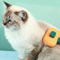 Color Matching Pet Comb Stainless Steel Needle Cat Comb(green)