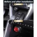 For Toyota Harrier Car Engine Start Switch Button Sticker,silver