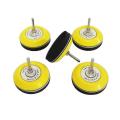 3inch Sanding Pad with Shank Drill Attachment and Buffing Pad, 5 Pack