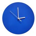 Ins Retro Klein Blue Wall Clock Nordic Wooden Mute Clocks (round)