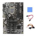 B250 Btc Mining Motherboard with Thermal Pad+4pin to Sata Cable