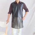 Waterproof Cross Back Apron with Pockets for Women Men Cleaning