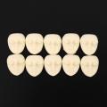 10pcs Mini Masks Resin Mask Flatback Cabochon Beige Girl Face Crafts