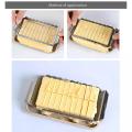 With Lid Sealing Cutting Butter Box Rectangle Food Cooking Tools A