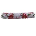Christmas Embroidered Table Runner,holly for Decorations,15 X 70 Inch