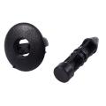 7mm Hole Plastic Rivets Fastener Car Fender Bumper Push Clips 100 Pcs