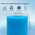 8 Pcs Pool Filter Cartridge for Type H,replacement Filter Foam Sponge