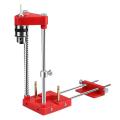 Woodworking Drill Locator Adjustable for Home Hand Tools - Red