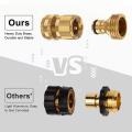 Thread Fitting No-leak Water Hose Female and Male Adapter (4 Sets)