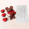 Bear Chocolate Mold for Breakable Bears, Gummy Bear, Dessert Baking