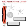 6pcs for Xiaomi Dreame W10 Robot Side Brush Hepa Filter Mop Cloth