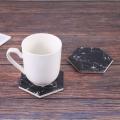 Ceramic Coasters with Marble Design,coaster Set,table Top Protection