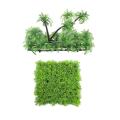 Artificial Fake Water Aquatic Green Grass Lawn Aquarium Landscape