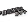 Car Rear Trunk Emblems Raptor Logo Stickers for Ford(black+gray)