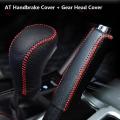 Leather Covers for Hyundai Creta Ix25 2017-2019 Car Handbrake At