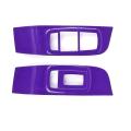 Window Lift Panel Cover Decoration Trim Accessories, Purple