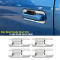 4pcs Exterior Door Handle Bowl Trim Cover Decor for Ford F-150 F150