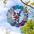 Wind Spinners for Outdoor Garden Decor 12in Kinetic Wind Chimes