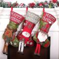 Christmas Socks Ornaments Children New Year Candy Bag Gift Jewelry-b