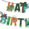 Dinosaur Party Decorations Dragon Balloons Set Paper Garland for Kids
