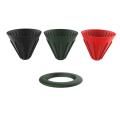 3 Pcs Coffee Dripper Filter Cup Reusable Silica Gel Coffee C