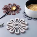 12pcs Kitchen Pot Mat for Hot Pots Pans Holder Coasters (gray)