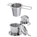 1pc Stainless Steel Reusable Tea Filter Basket for Loose Leaf Tea