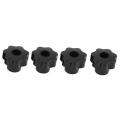 10 Pcs 32mm Dia M6 Thread Screw On Type Star Head Clamping Knob Grip