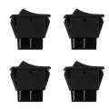 4x 12v 35a Car Truck Boat Fog Light Rocker Switch 4pin Black