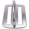 316 Stainless Steel D Ring Buckle for 5cm Weight Belt Swimming