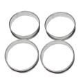 4inch Muffin Crumpet Rings,set Of 20 Stainless Steel Double Tart Ring