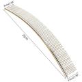 25cm Pet Grooming Row Comb, Dense Teeth, Curved Comb, Dog Hair Comb