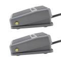 2x 250v Footswitch Control Switch Electric Power Pedal Spdt Grey