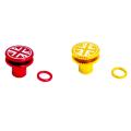 For Brompton Clamp Nut Seat Post Fixing Screw Decorative,red